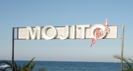 Обемни букви "MOJITO" club Созопол