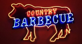 Неон "BARBECUE" Слънчев бряг